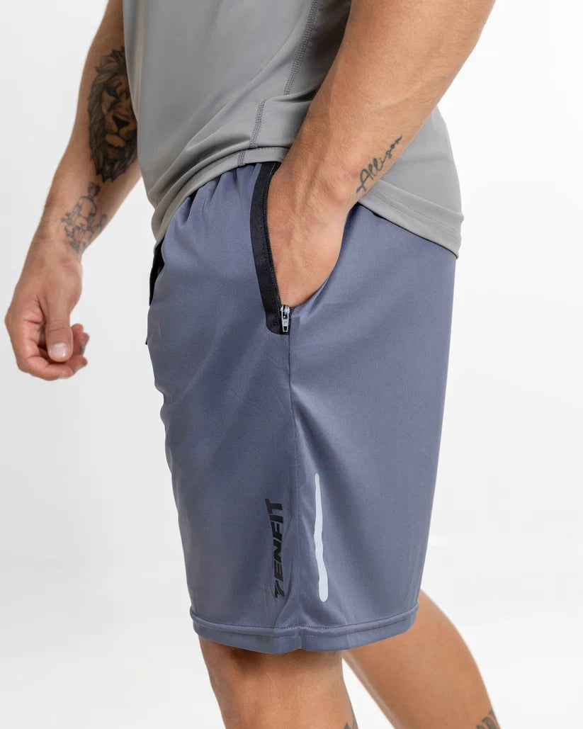 Pantaloneta Deportiva De Hombre Flex Move - Gris Oscuro
