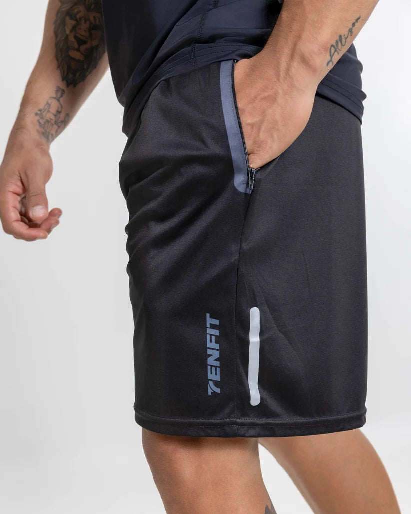 Pantaloneta Deportiva De Hombre Flex Move - Negro
