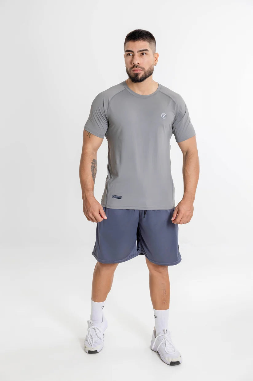 Pantaloneta Deportiva De Hombre Flex Move - Gris Oscuro