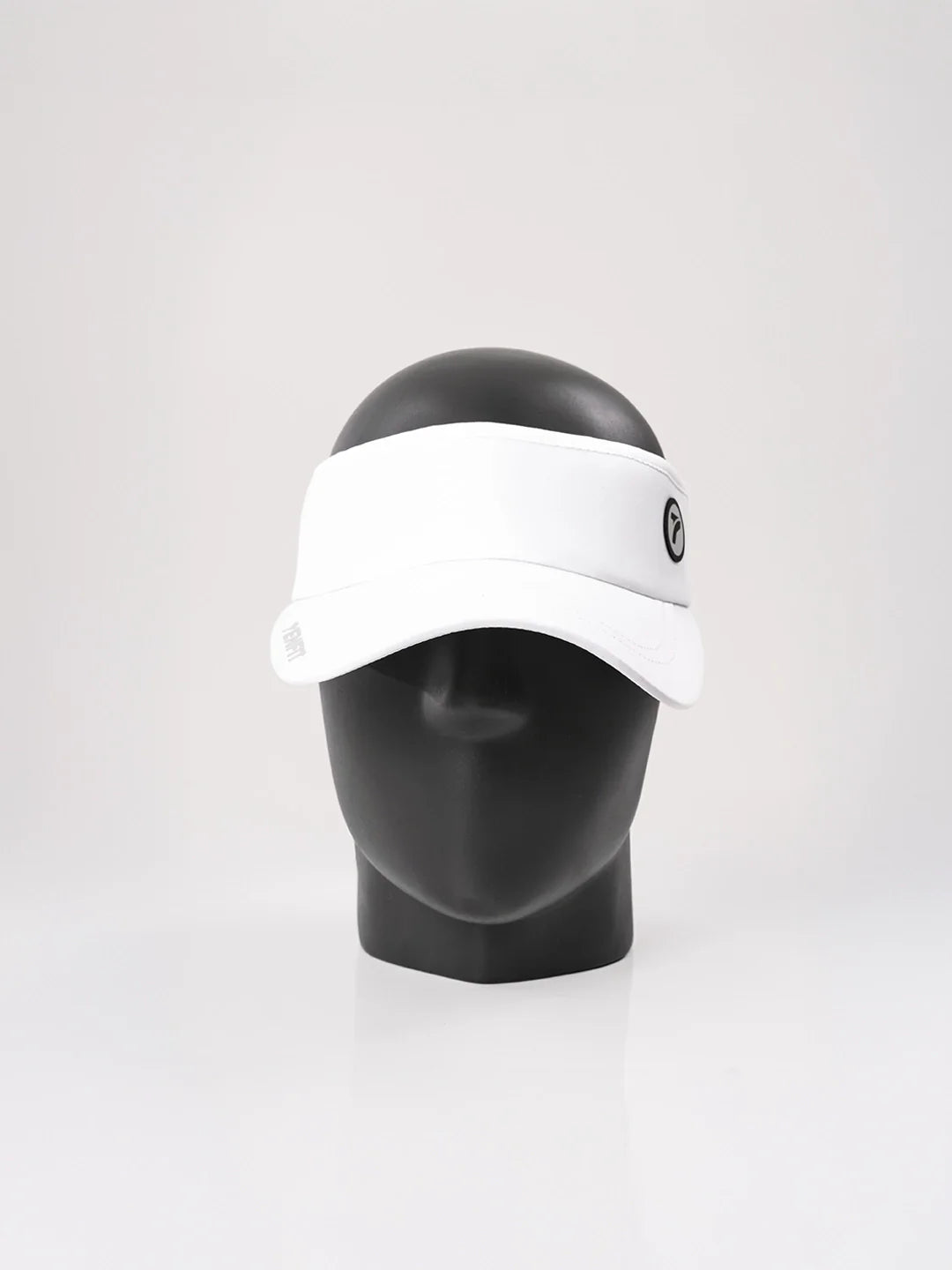 Visera running blanca unisex AYRA frente protección UV