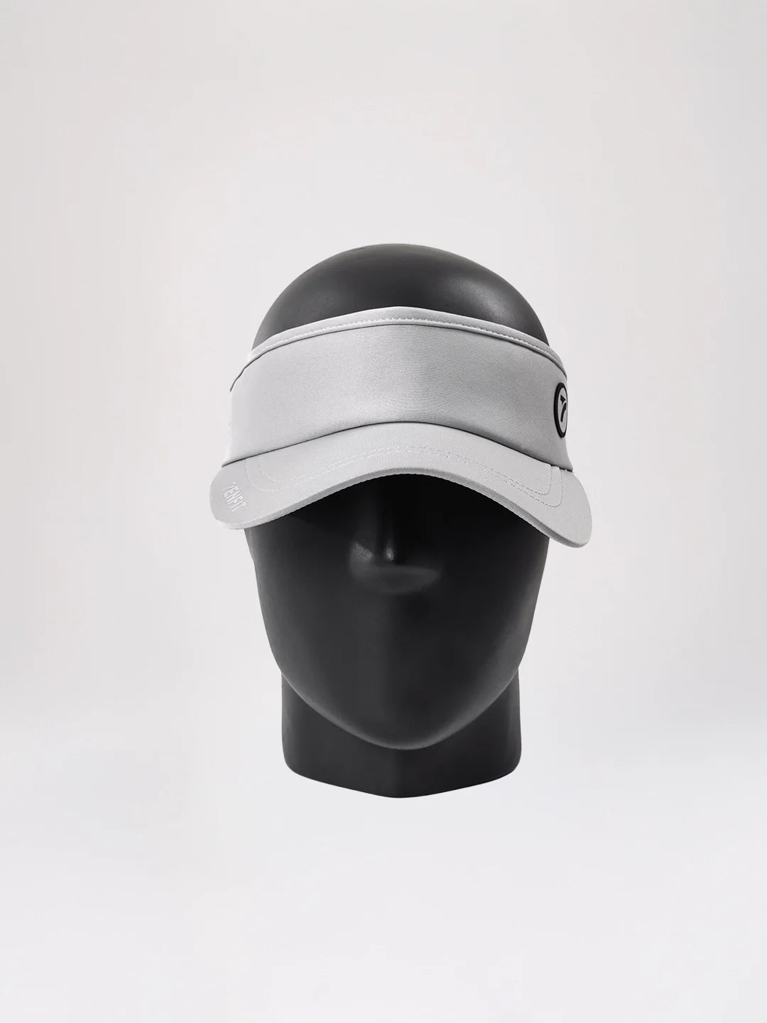 Visera deportiva gris claro AYRA frente protección UV TENFIT
