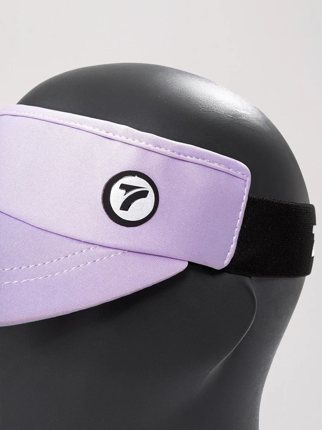 Visera deportiva lila AYRA frente protección UV TENFIT